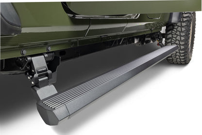 RealTruck VoltStep Electric Running Board Kit Textured Black 2020-2025 Jeep Gladiator Go Rhino
