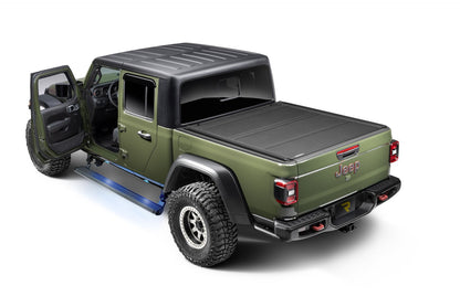 RealTruck VoltStep Electric Running Board Kit Textured Black 2020-2025 Jeep Gladiator Go Rhino