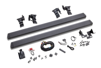 RealTruck VoltStep Electric Running Board Kit Protective Bedliner Coating 2021-2025 Jeep Gladiator Go Rhino