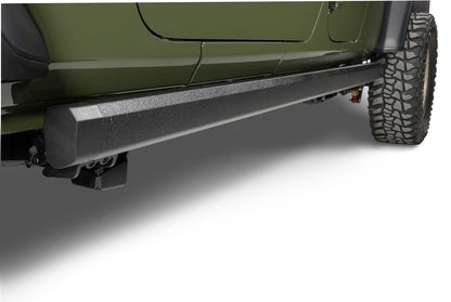 RealTruck VoltStep Electric Running Board Kit Protective Bedliner Coating 2021-2025 Jeep Gladiator Go Rhino