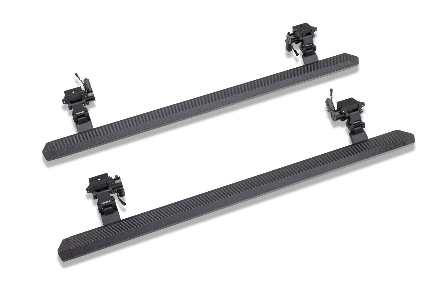 RealTruck VoltStep Electric Running Board Kit Protective Bedliner Coating 2021-2025 Jeep Gladiator Go Rhino