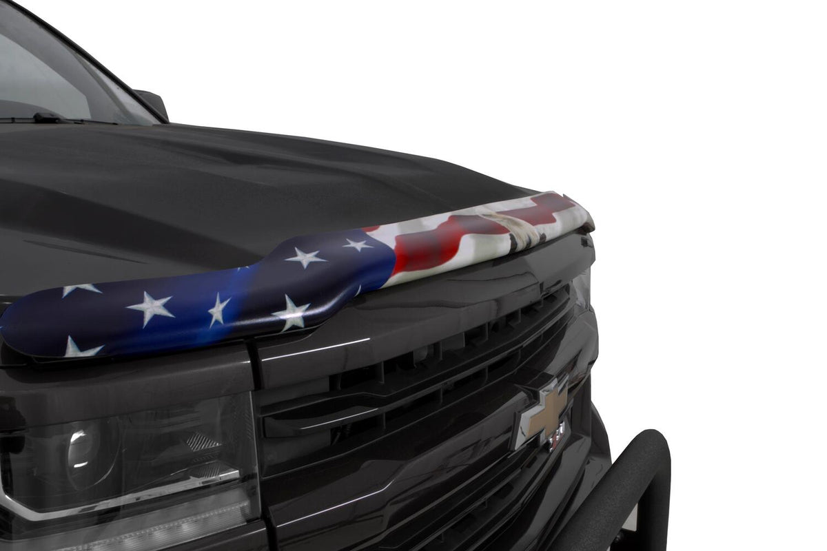 Vigilante Premium Hood Protector American Flag w/Eagle for 2015-2020 GMC Canyon Stampede