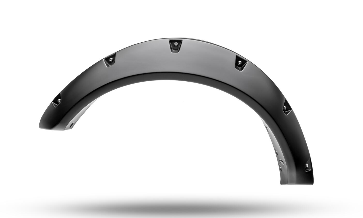 Black Pocket/Rivet Style Textured Finish 4-Piece Fender Flare Set For 2021-2023 Ford Bronco, 4-Dr Bushwacker