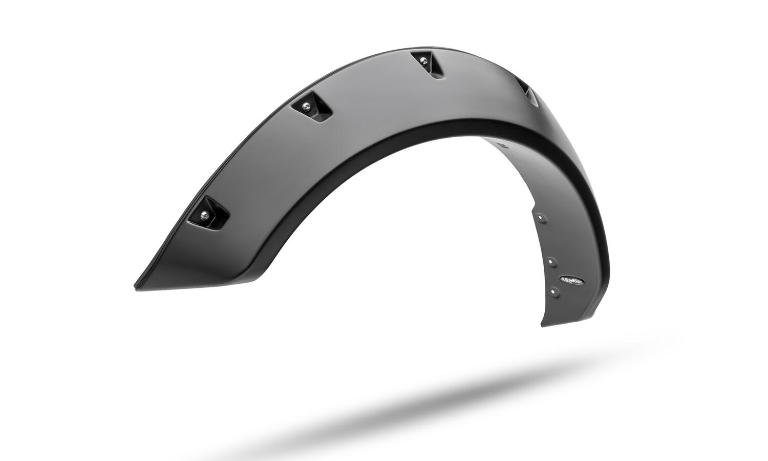 Black Pocket/Rivet Style Textured Finish 4-Piece Fender Flare Set For 2021-2023 Ford Bronco, 4-Dr Bushwacker
