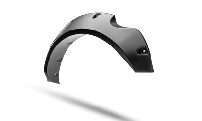 Black Pocket/Rivet Style Textured Finish 4-Piece Fender Flare Set For 2021-2023 Ford Bronco, 4-Dr Bushwacker