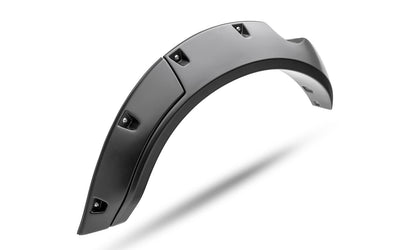 Black Pocket/Rivet Style Textured Finish 4-Piece Fender Flare Set For 2021-2023 Ford Bronco, 4-Dr Bushwacker