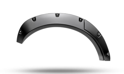 Black Pocket/Rivet Style Textured Finish 4-Piece Fender Flare Set For 2021-2023 Ford Bronco, 4-Dr Bushwacker