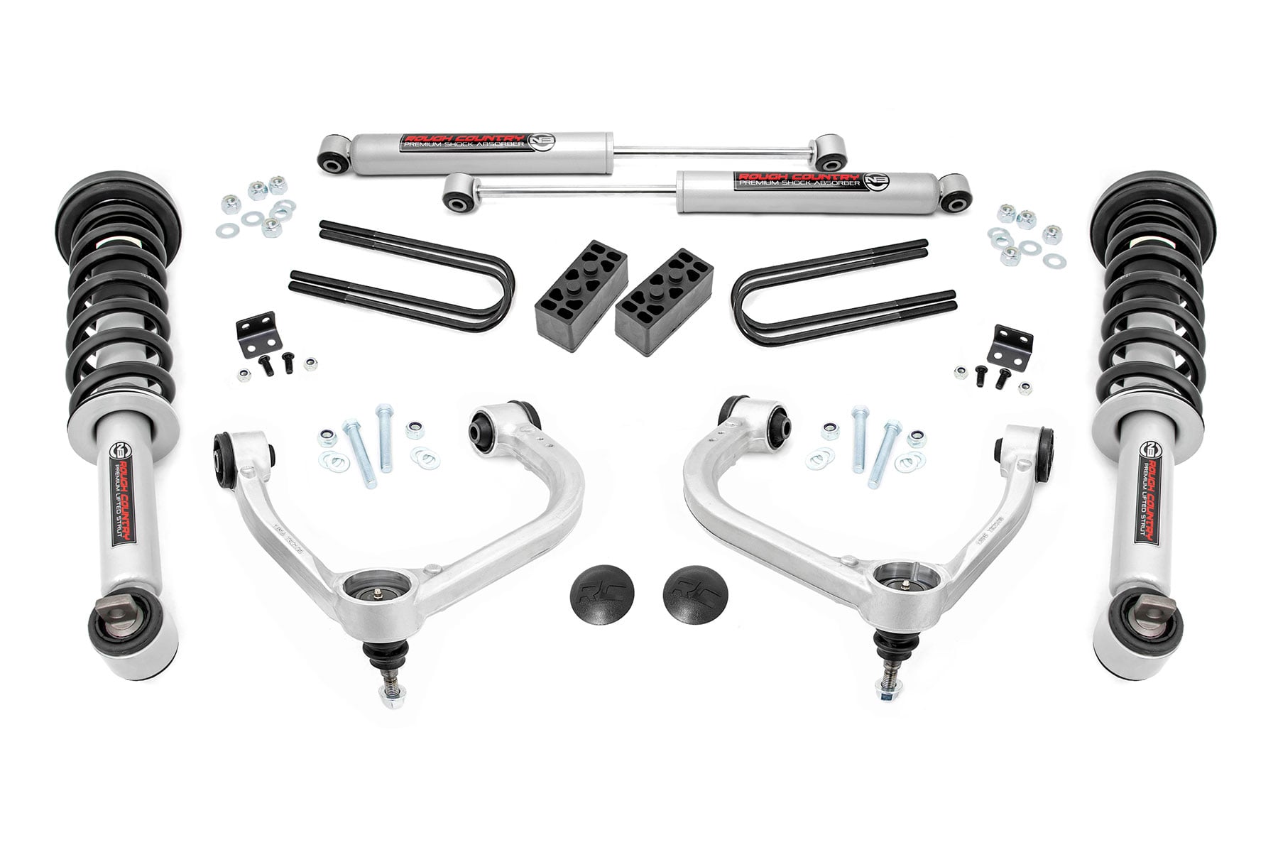 3 Inch Lift Kit | Forged UCA | N3 Struts | Ford F-150 4WD (2021-2026)