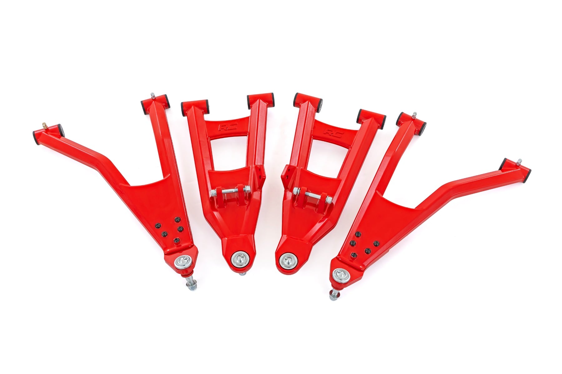 Red Aluminum Control Arms | 2" Forward Offset | Polaris Ranger XP 1000 