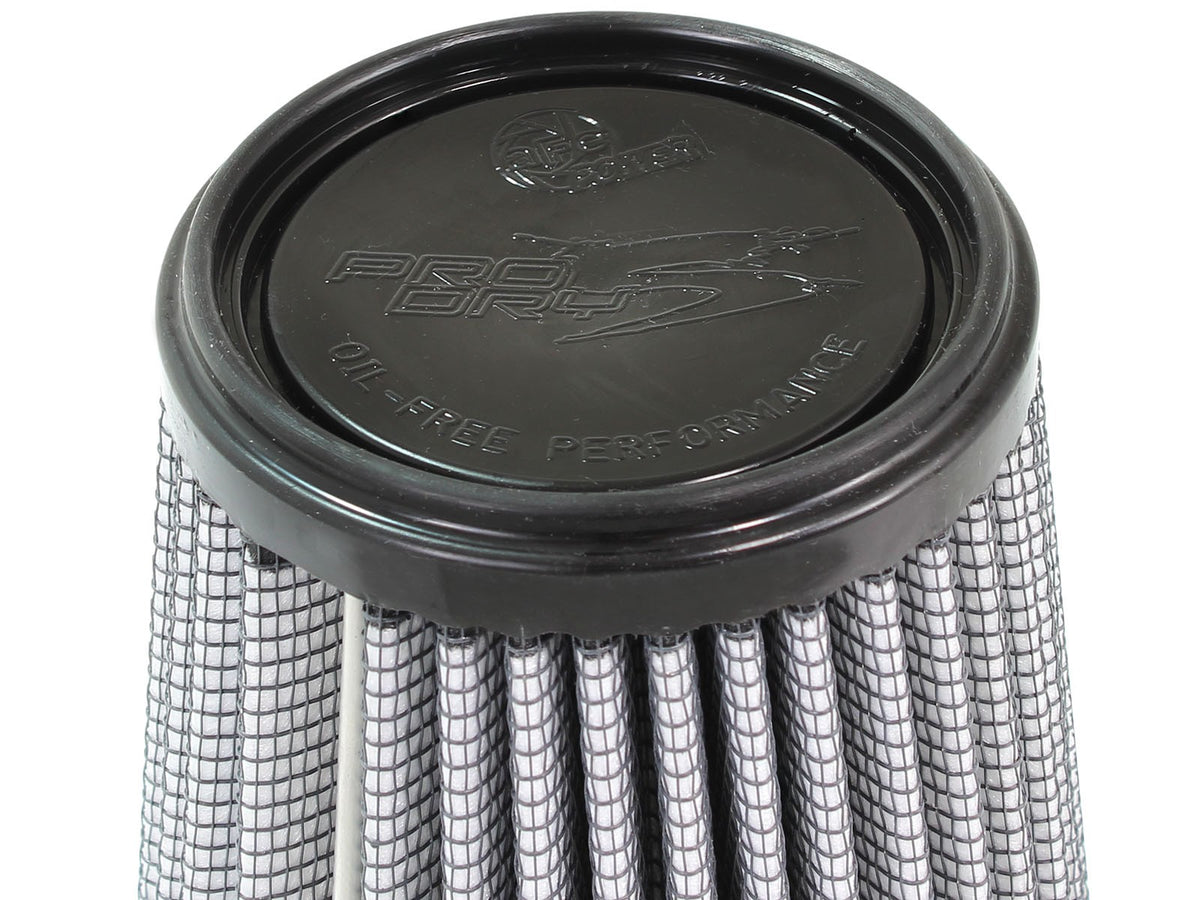 Magnum Flow Universal Clamp-On Air Filter w/ Pro Dry S Media 2-1/2 Inch F x 5 Inch B x 3-1/2 Inch T x 7 Inch H aFe Power