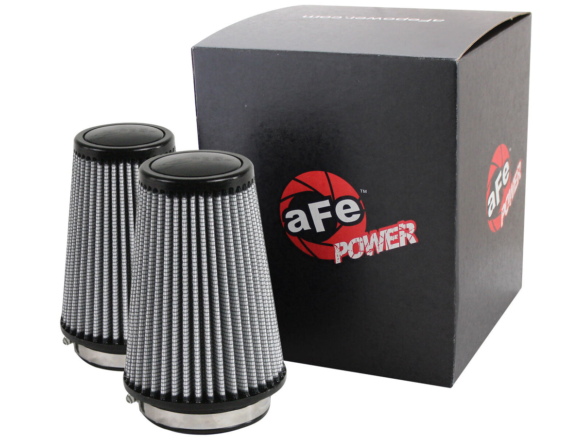 Magnum Force Intake Replacement Air Filter w/ Pro Dry S Media (Pair) 3-1/2 Inch F x 5 Inch B x 3-1/2 Inch T x 7 Inch H (1pr) aFe Power