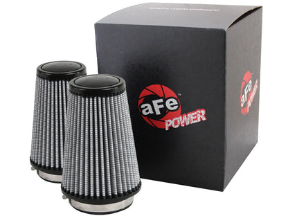 Magnum Force Intake Replacement Air Filter w/ Pro Dry S Media (Pair) 3-1/2 Inch F x 5 Inch B x 3-1/2 Inch T x 7 Inch H (1pr) aFe Power