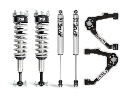3-Inch Performance Leveling Kit With Fox 2.0 Ifp Shocks for 2007-2018 Silverado/Sierra 1500 2WD/4WD With OEM Cast Steel Control Arms Cognito