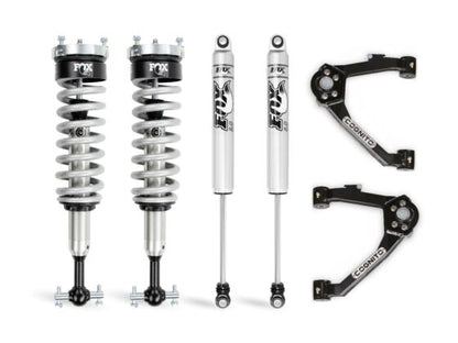3-Inch Performance Leveling Kit With Fox 2.0 Ifp Shocks For 2014-2018 Silverado/ Sierra 1500 2WD/4WD With OEM Stamped Steel/ Cast Aluminum Control Arms Cognito
