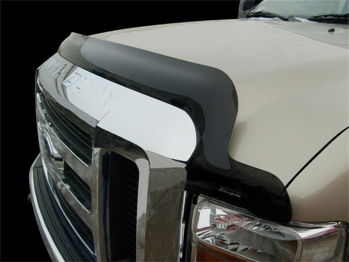 Vigilante Premium Hood Protector Smoke for 2008-2010 Ford F-250/F-350/F-450/F-550 Super Duty One Piece Only Stampede