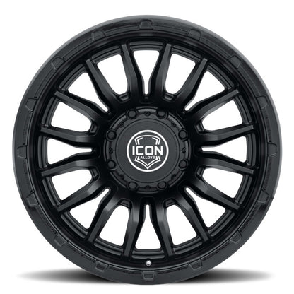 ICON Alloys Cajon 20x9 / 8x170 / 6mm / 5.25in BS Double Black Wheel