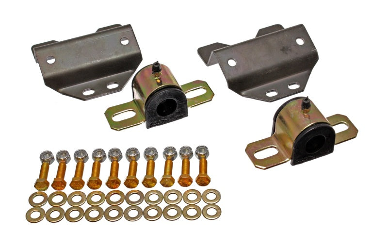 Energy Suspension 67-72 Dodge Dart / 65-69 Charger Black 7/8in Greaseable Bushing Adapter Kit