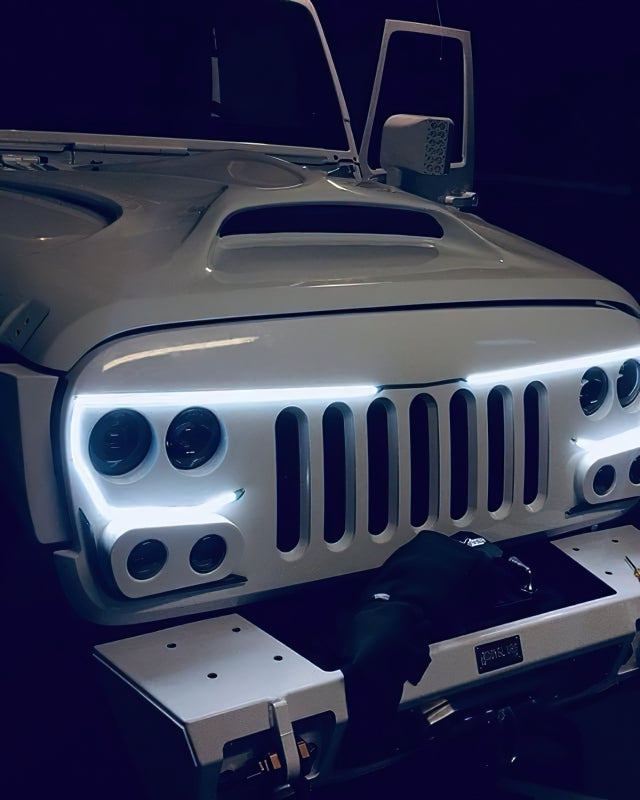 Oracle VECTOR Series Full LED Grille - Jeep Wrangler JK - NA