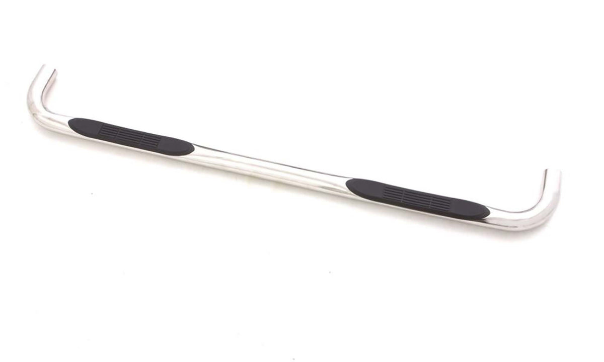 3 Inch Round Bent Nerf Bars Polished Stainless 2014-2018 Silverado/Sierra 1500/2500/3500 Double Cab Lund