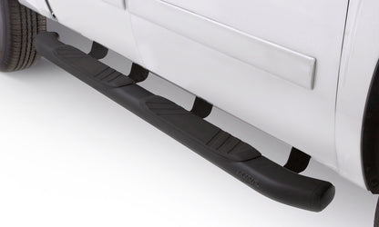 5 Inch Oval Bent Composite Nerf Bars Black 2007-2019 Silverado/Sierra 1500/2500 HD/3500 HD Extended Cab Lund