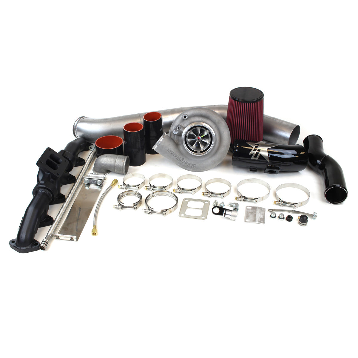 Dodge S300 SX-E 66/74 Single Turbo Kit For 10-12 6.7L Cummins Industrial Injection