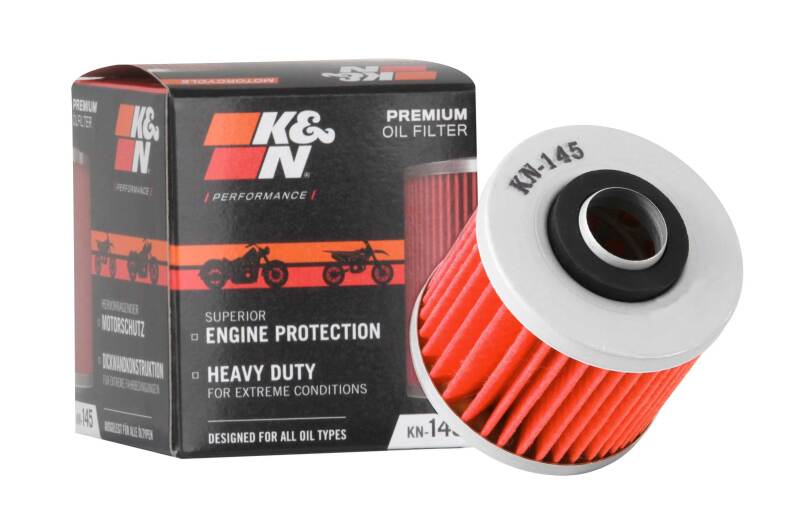 K&N Yamaha / MUZ / MZ / Sachs / Aprilia / Derbi 2.156in OD x 2.313in H Oil Filter