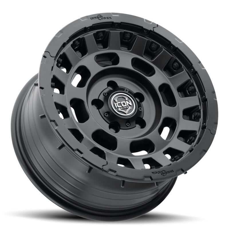 ICON Hammer Pro 17x8.5 / 6x135 / 6MM / 5in BS - Satin Black