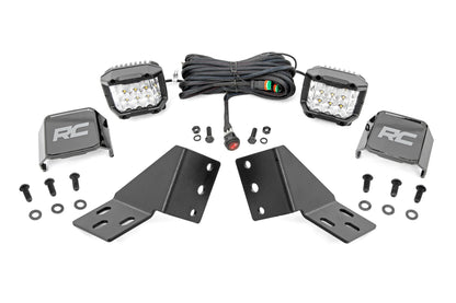 LED Light Kit | Rear Mount | 3" Chrome Pair | Wide Angle | CFMOTO UFORCE U10 Pro 