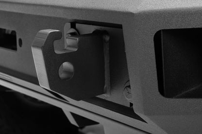 Trailline Bumper Fairlead Mount Plate Textured Black 2018-2026 Jeep Wrangler JL 2020-2025 Jeep Gladiator Go Rhino