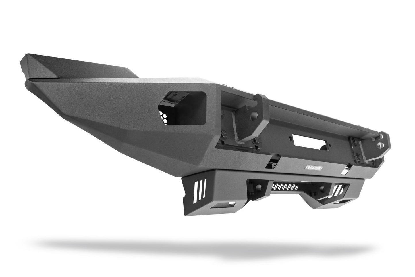 Trailline Bumper Fairlead Mount Plate Textured Black 2018-2026 Jeep Wrangler JL 2020-2025 Jeep Gladiator Go Rhino