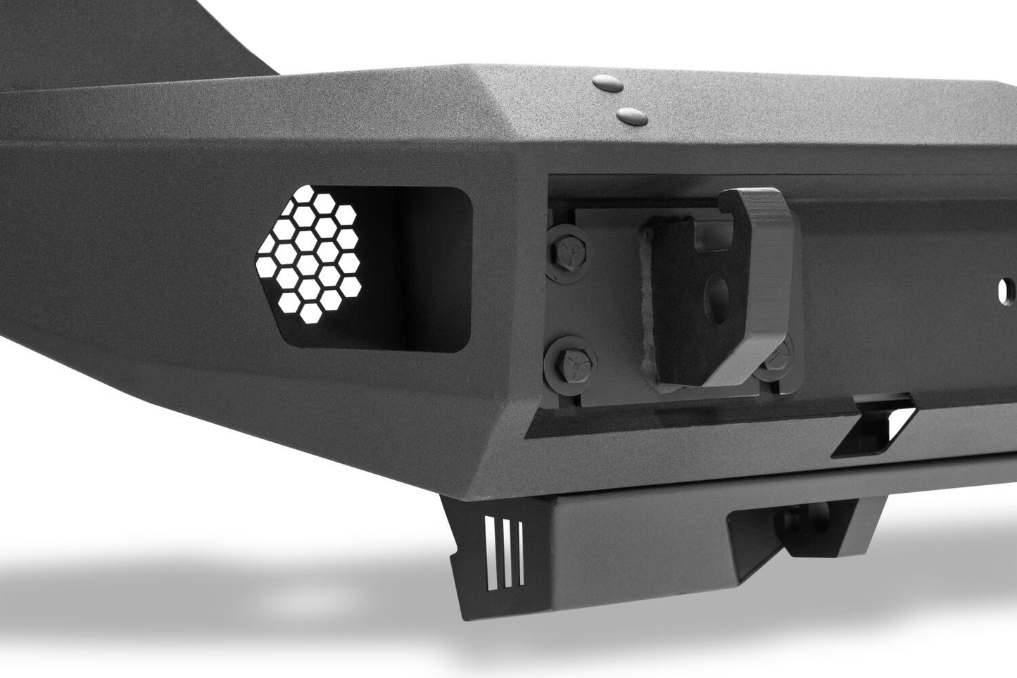 Trailline Bumper Fairlead Mount Plate Textured Black 2018-2026 Jeep Wrangler JL 2020-2025 Jeep Gladiator Go Rhino