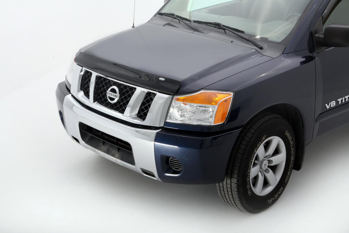 Bugflector Hood Shield Dark Smoke for 2004-2015 Nissan Titan/Armada Smoke AVS