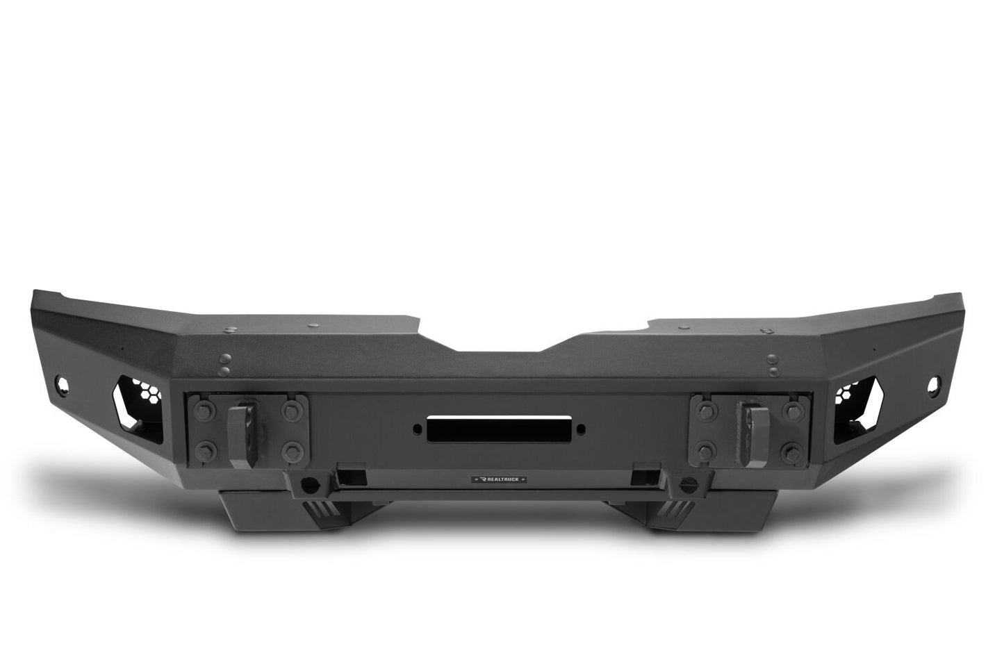 Trailline Bumper Fairlead Mount Plate Textured Black 2021-2025 Ford Bronco Go Rhino