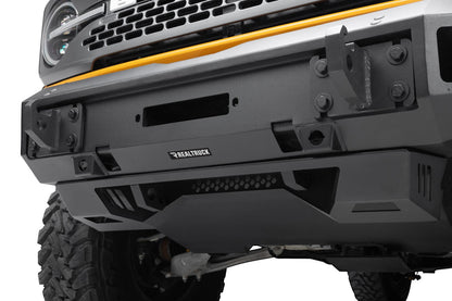 Trailline Bumper Fairlead Mount Plate Textured Black 2021-2025 Ford Bronco Go Rhino