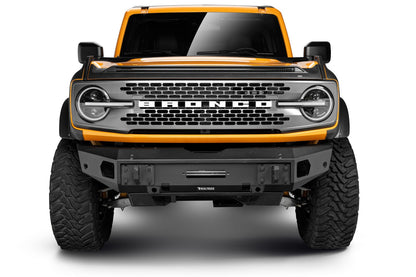 Trailline Bumper Fairlead Mount Plate Textured Black 2021-2025 Ford Bronco Go Rhino