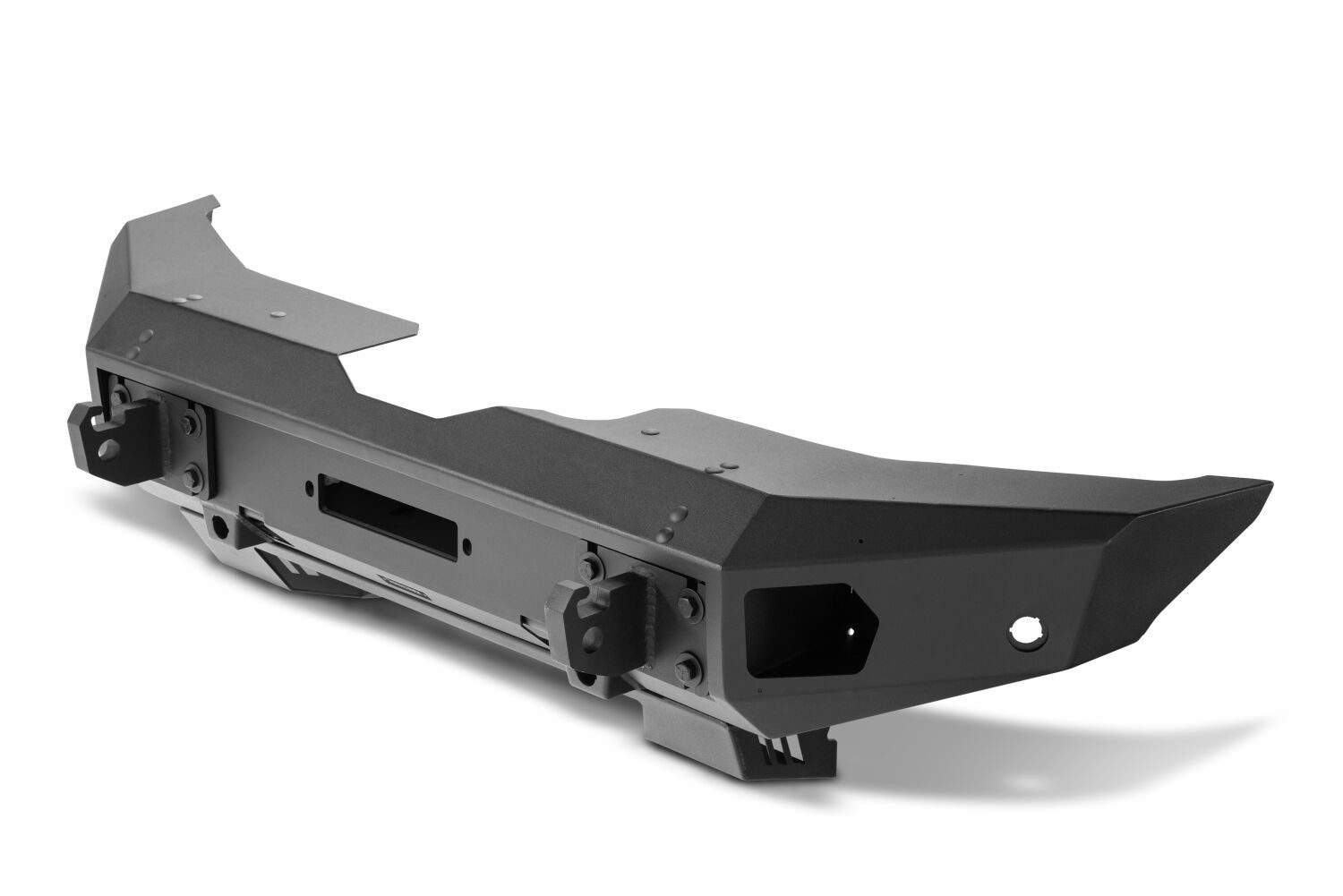 Trailline Bumper Fairlead Mount Plate Textured Black 2021-2025 Ford Bronco Go Rhino