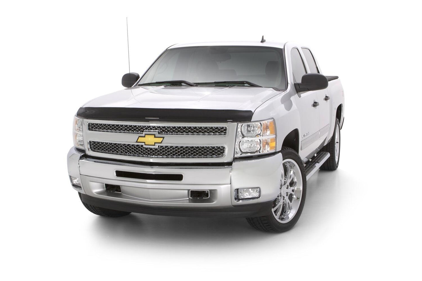 Bugflector Hood Shield Dark Smoke for 2007-2013 Chevrolet Silverado 1500 Smoke AVS