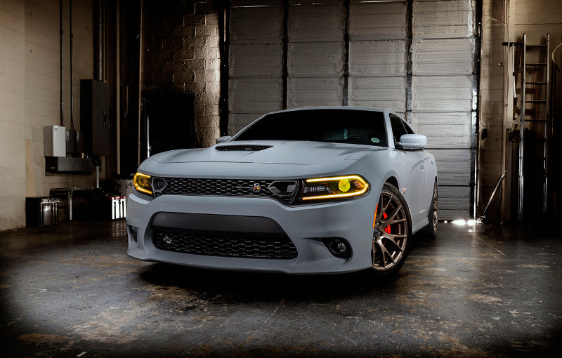 Oracle 15-21 Dodge Charger RGB+W DRL Headlight DRL Kit - ColorSHIFT w/ BC1 Controller