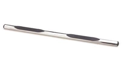 4 Inch Oval Straight Nerf Bars Polished Stainless 2015-2025 Ford F-150 SuperCrew Cab Lund