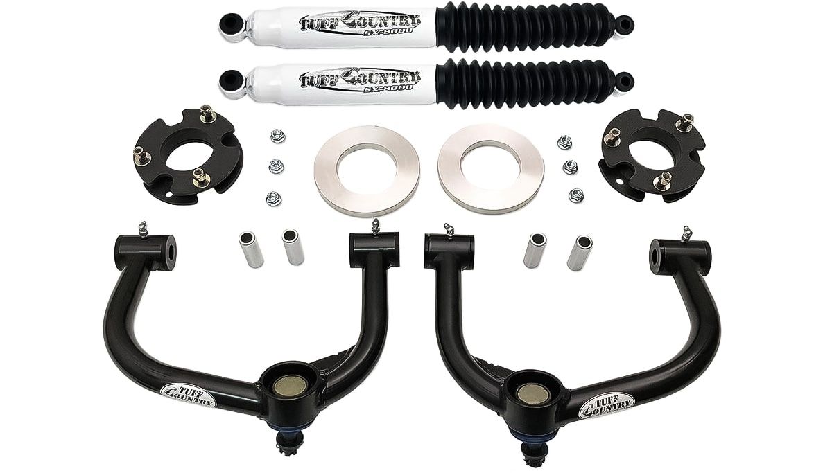 2021-2022 Ford F-150 4WD 3 Inch Front Lift Kit W/Ball joint upper control arms and with Shocks Tuff Country