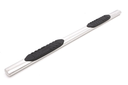 5 Inch Oval Straight Nerf Bars Polished Stainless 2001-2014 Silverado/Sierra 2500/3500 Crew Cab Lund