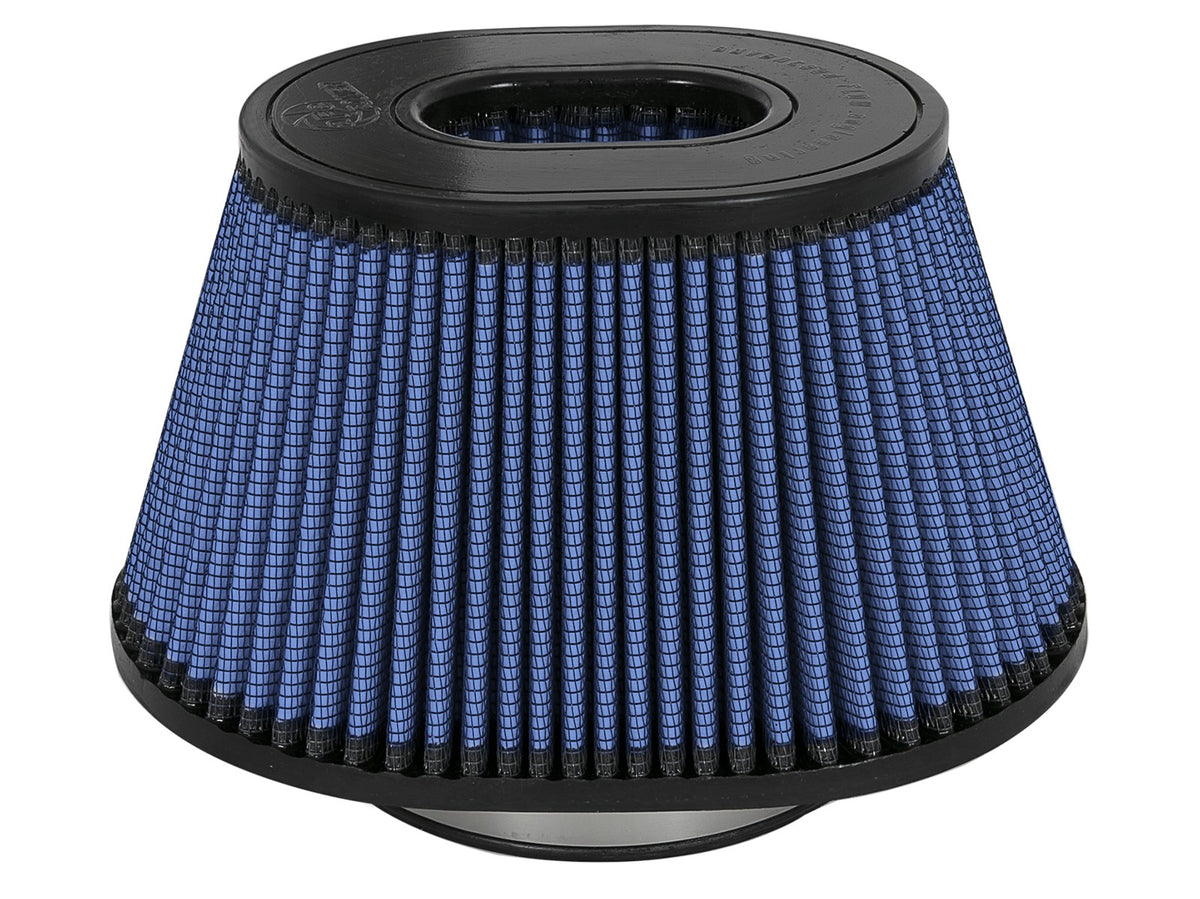 Magnum Force Intake Replacement Air Filter w/ Pro 5R Media 5-1/2 Inch F x (7x10) Inch B x (6-3/4x5-1/2) Inch T (Inverted) x 5-3/4 Inch H aFe Power