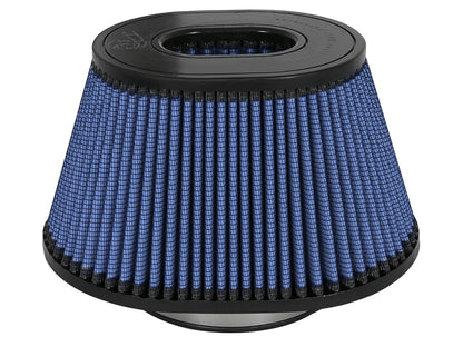 Magnum Force Intake Replacement Air Filter w/ Pro 5R Media 5-1/2 Inch F x (7x10) Inch B x (6-3/4x5-1/2) Inch T (Inverted) x 5-3/4 Inch H aFe Power