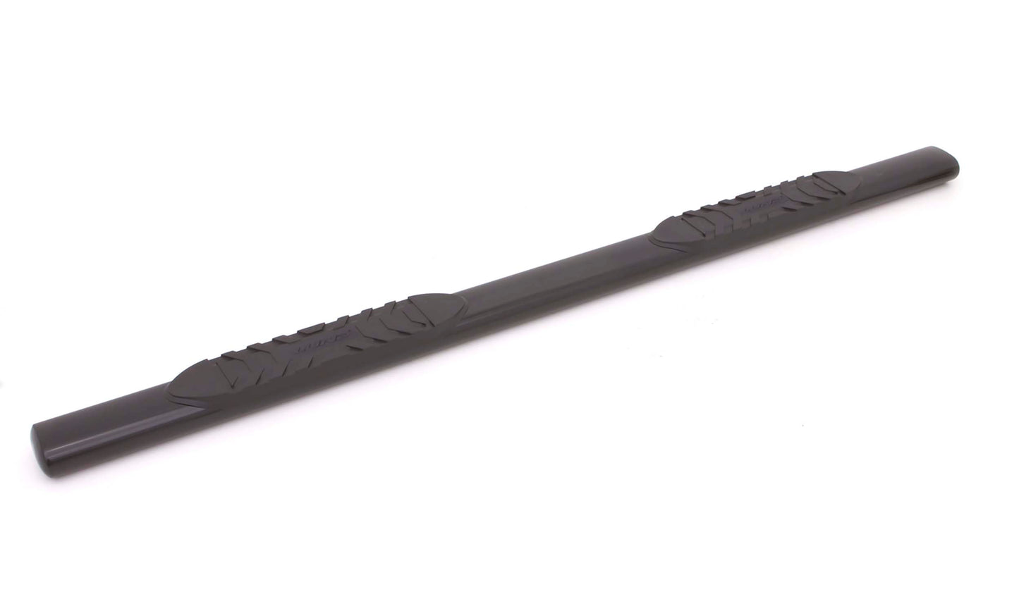 5 Inch Oval Straight Nerf Bars Black 2019-2025 Ram 1500 Quad Cab Lund