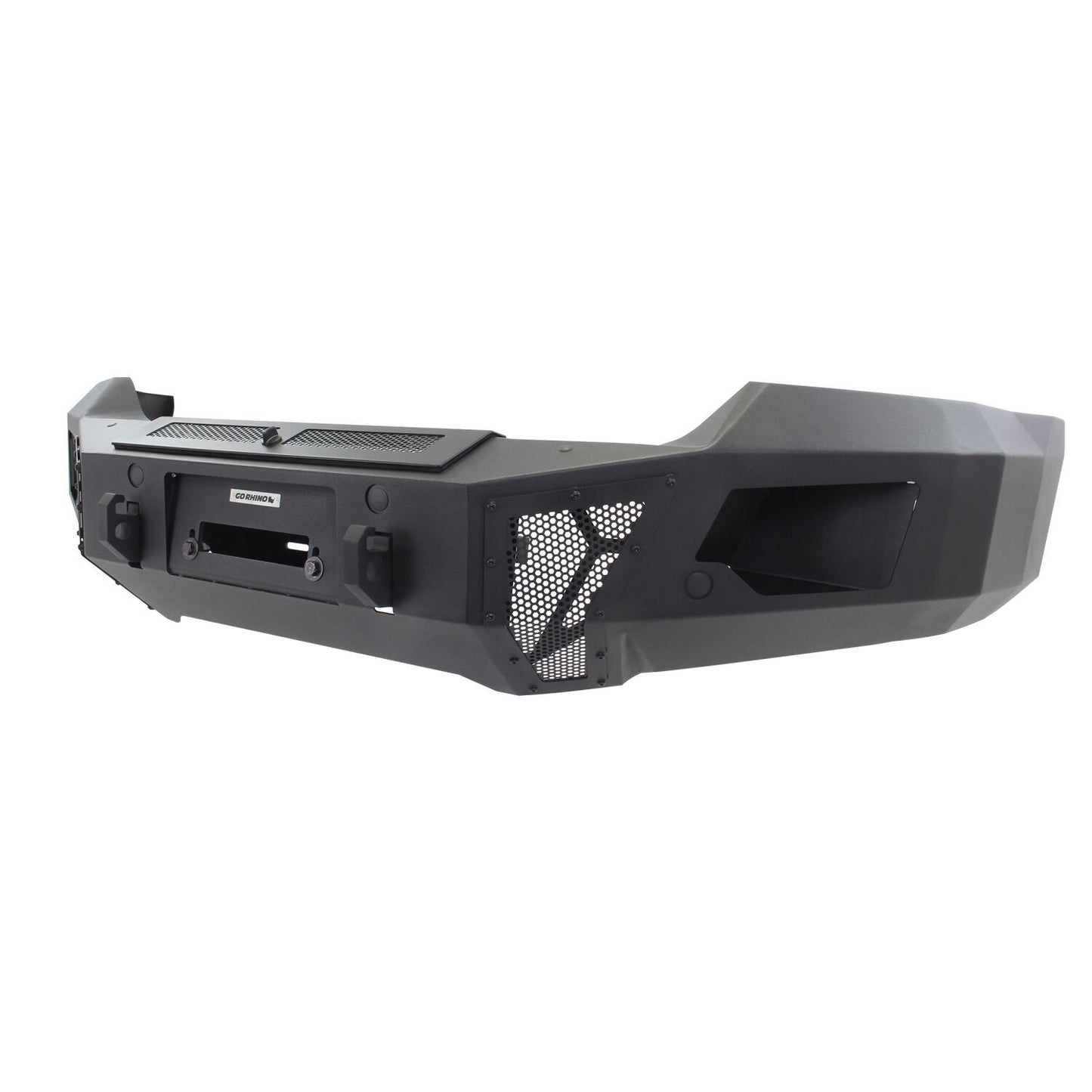 BR6 Front Bumper Replacement Textured Black 2016-2018 Silverado 1500 Go Rhino
