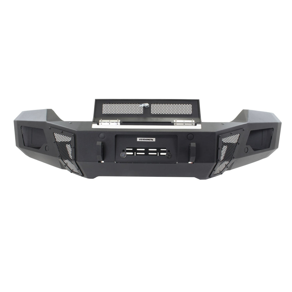 BR6 Front Bumper Replacement Textured Black 2016-2018 Silverado 1500 Go Rhino