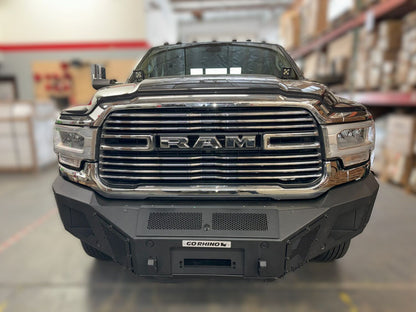 BR11 Front Bumper Replacement Textured Black 2019-2024 Ram 2500/3500 Go Rhino