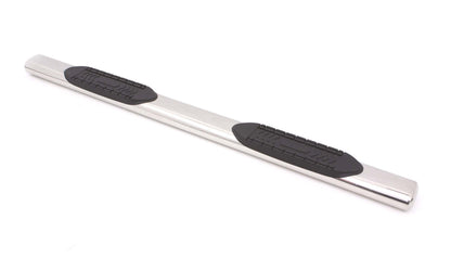 6 Inch Oval Straight Nerf Bars Polished Stainless 2019-2026 Silverado/Sierra 1500/2500/3500 Crew Cab Lund