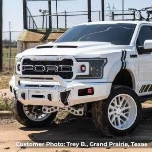 BR6 Front Bumper Replacement Textured Black 2018-2020 Ford F-150 Go Rhino