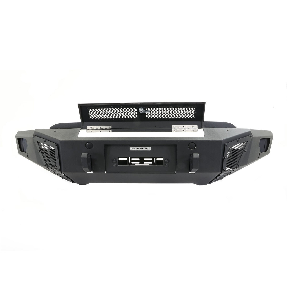 BR6 Winch Ready Front Bumper for Ford F 150 Textured Black 2021-2023 Ford F-150 Go Rhino